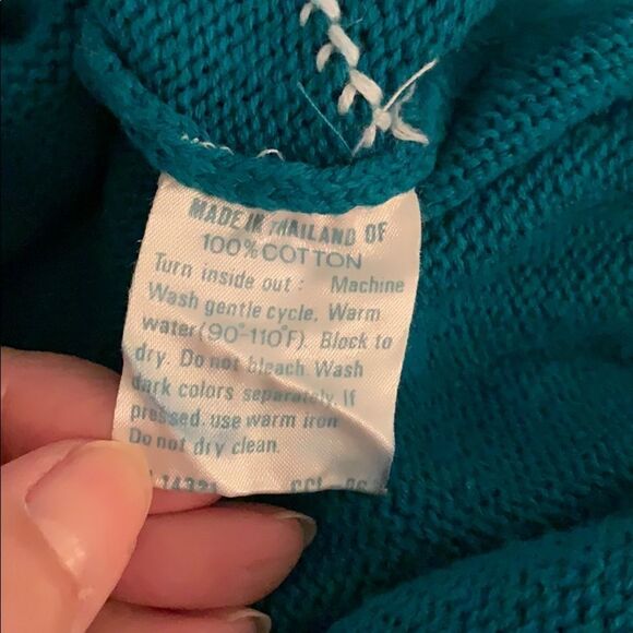 Vtg 80s Pringle of Scotland green argyle s… - Picture 7 of 7